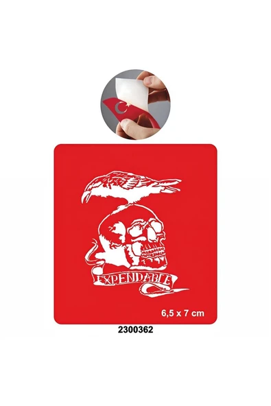 Kruvazör Kuru kafa expendable kartal Tattoo Geçici Dövme Şablonları Kına Kalıpları