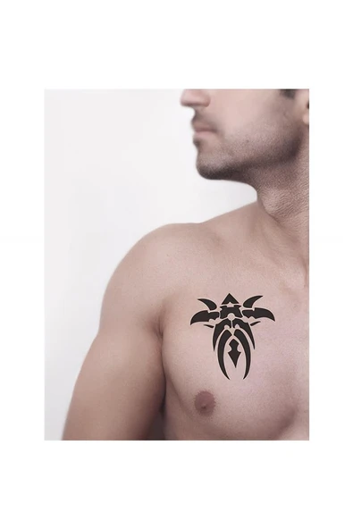 Kruvazör Tribal Çapa Tattoo Geçici Dövme Şablonları Kına Kalıpları - 2