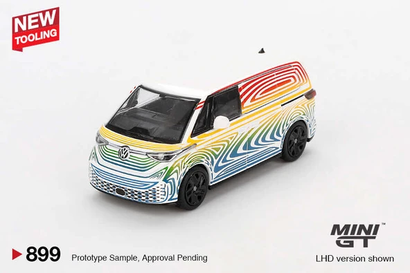 Mini GT 1/64 899 Volkswagen ID. Buzz Prototype "Rainbow"