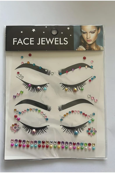 Süpertrend Face Gems Kristal Yüz Taşı Model 21