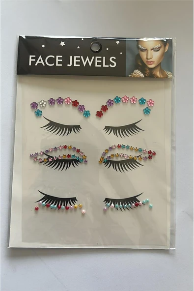 Süpertrend Face Gems Kristal Yüz Taşı Model 24