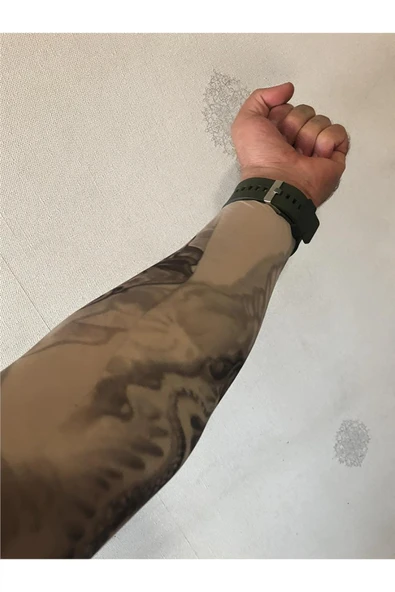 Süpertrend Giyilebilir Çorap Dövme Fırtına Dövmesi Çift Kol