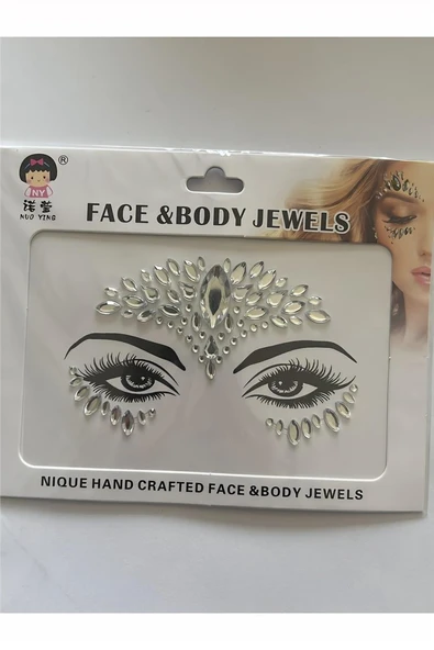 Süpertrend Face Gems Kristal Yüz Taşı Model 16