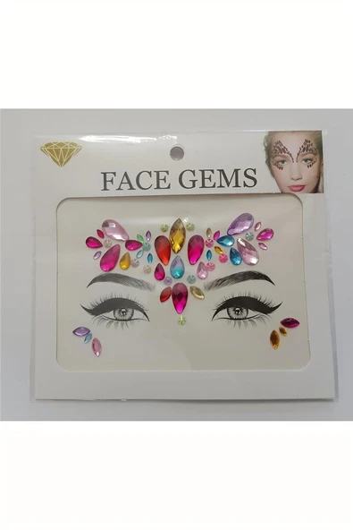Süpertrend Face Gems Yüz Taşı Model1