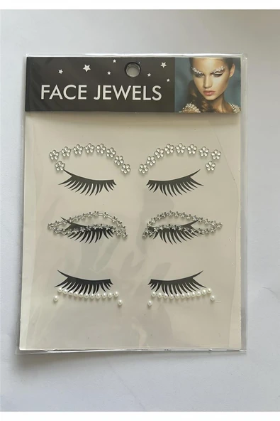 Süpertrend Face Gems Kristal Yüz Taşı Model 25