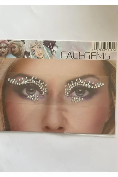 Süpertrend Face Gems Kristal Yüz Taşı Model 29