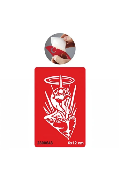 Kruvazör Uçan Adam Tattoo Geçici Dövme Şablonları Kına Kalıpları