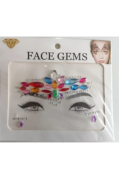 Süpertrend Face Gems Yüz Taşı Model 12