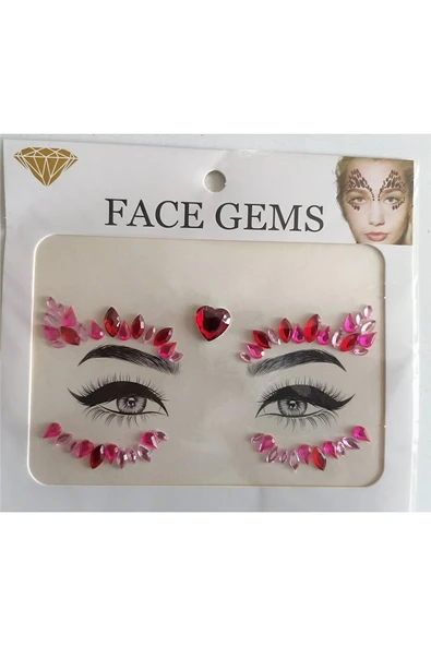 Süpertrend Face Gems Yüz Taşı Model 14