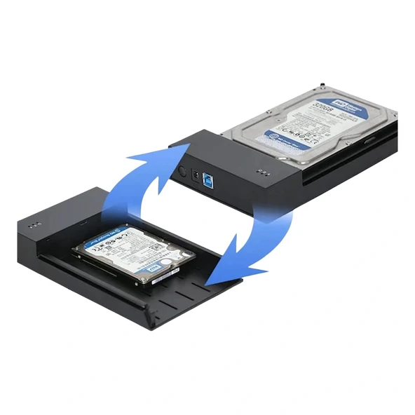 Codegen Codmax CDG-HDC-35BP 3.5" USB 3.0 Sata 3 Siyah Harici Harddisk Kutusu - Resim 5