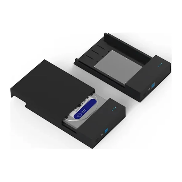 Codegen Codmax CDG-HDC-35BP 3.5" USB 3.0 Sata 3 Siyah Harici Harddisk Kutusu - 4