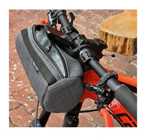 Bike And Art Elektrikli Bisiklet Gidon Termos Çantası – Yalıtımlı Silindir Çanta | 2.1L Hacim – Su Geçirmez, Yıkanabilir - 6