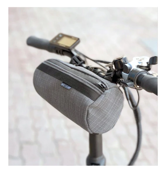 Bike And Art Elektrikli Bisiklet Gidon Termos Çantası – Yalıtımlı Silindir Çanta | 2.1L Hacim – Su Geçirmez, Yıkanabilir ürün görseli 1