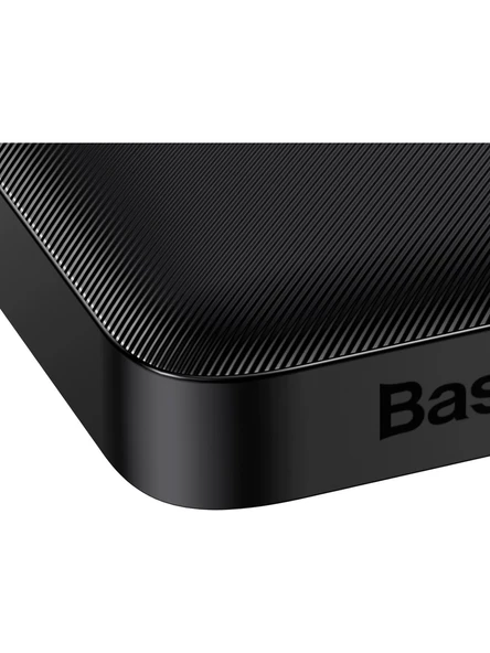 Baseus Bipow Overseas Edition Dijital Ekranlı 15W 10.000 Mah Powerbank Siyah
