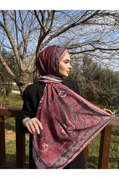 MODA Modal Soft Serisi Etnik Desen Şal - 4