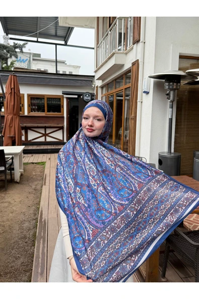 MODA Soft Pamuk Etnik Desen Şal