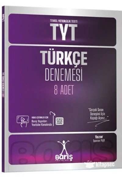 TYT Türkçe Denemesi 8 Adet Barış Çelenk