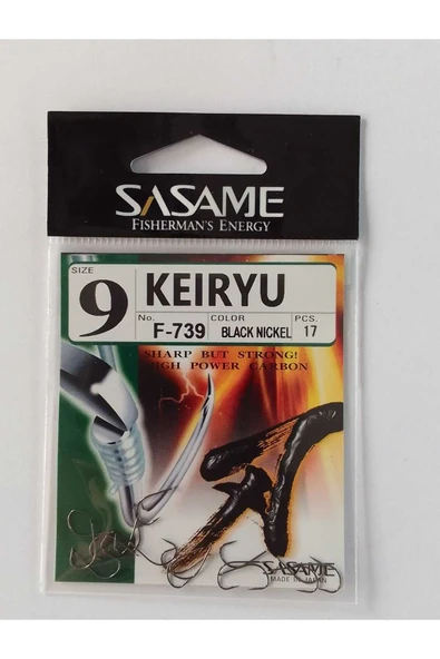 Sasame Keiryu F-739 Serisi Olta İğnesi No:9 - 2