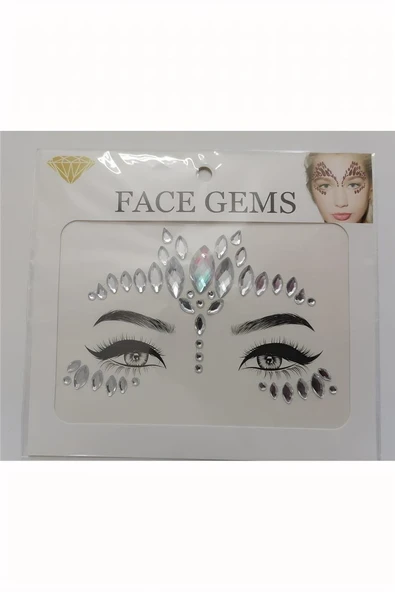 Kruvazör Face Gems Yüz Taşı Model3