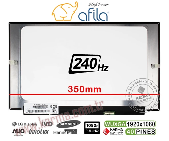 MSI MS-15CK msi Notebook Lcd Ekran, Panel  / 40pin Dar Soket / 240hz ürün görseli 1