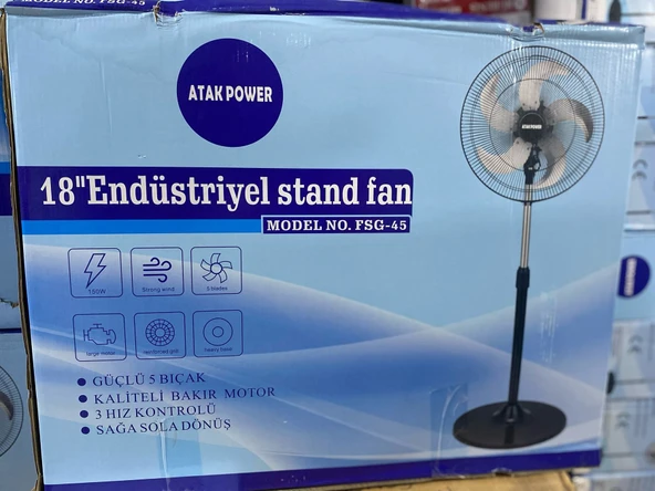 Atak Power 18 INC Ayaklı Vantilatör