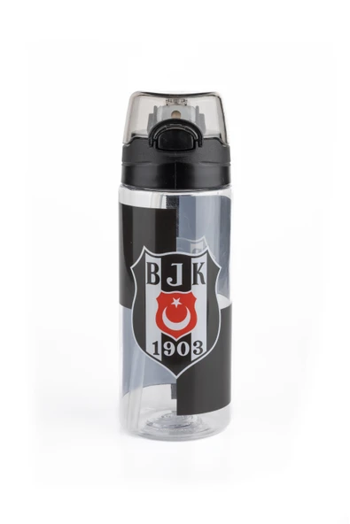 Beşiktaş Bjk 1903 Logo Desenli 500 ML Matara Pipetli Suluk Yeni Sezon