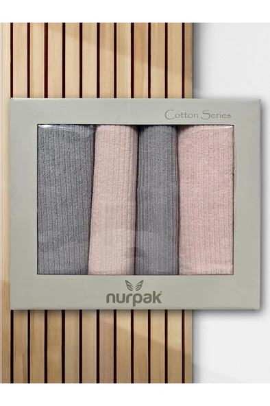 Ekol Hamam Takımı 4 Parça Gri - Pudra - 2