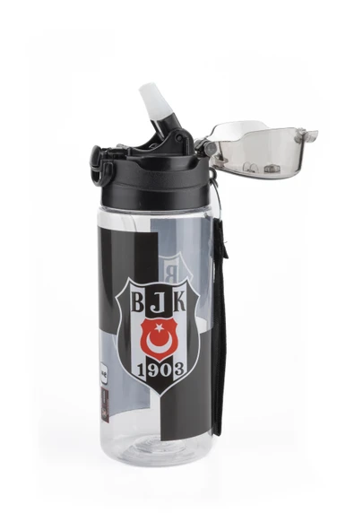 Beşiktaş Bjk 1903 Logo Desenli 500 ML Matara Pipetli Suluk Yeni Sezon - 3
