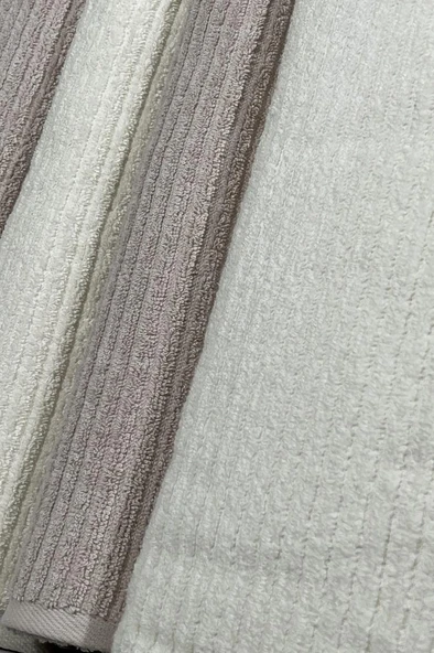 Ekol Hamam Takımı 4 Parça Krem - Bej - 3