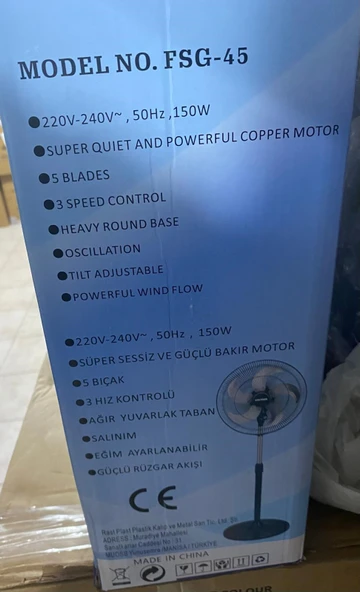 Atak Power 18 INC Ayaklı Vantilatör - 3