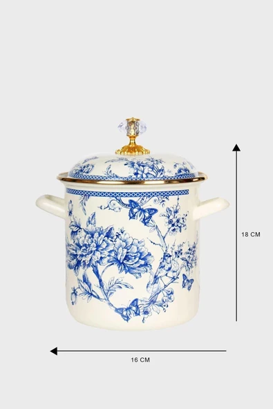 Miss Betty Blue Life Kuşkonmaz Bakliyat Kabı 16CM MİSS-8324-05 - 3