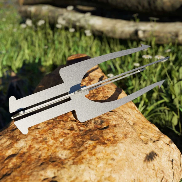Kamp Ayısı® SpearSet™ 4’lü Bushcraft Mızrak Ucu Seti - Avcılık ve Hayatta Kalma Ekipmanı - 9