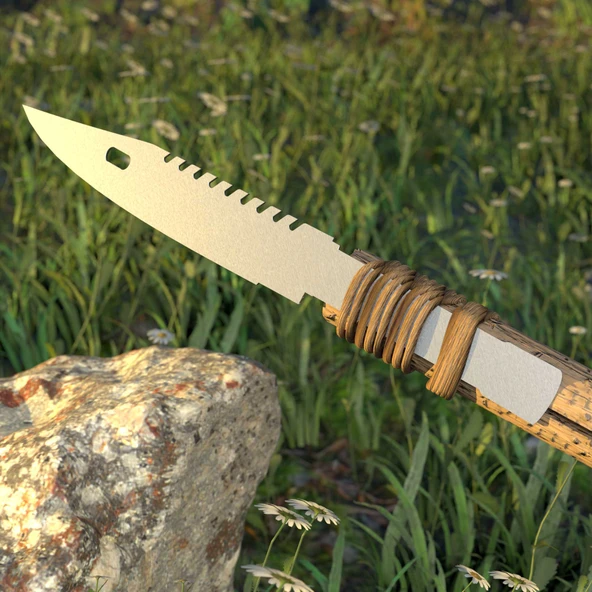 Kamp Ayısı® SpearSet™ 4’lü Bushcraft Mızrak Ucu Seti - Avcılık ve Hayatta Kalma Ekipmanı - 5