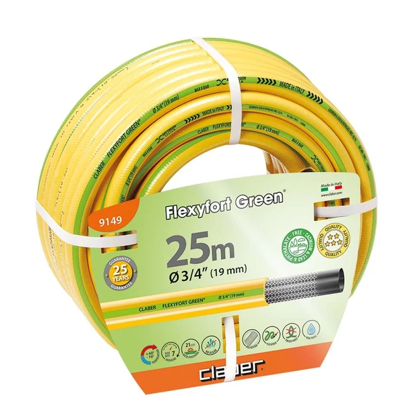 Claber 9149 Flexfort Green Hortum 3/4'' 25mt