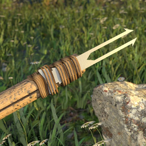 Kamp Ayısı® SpearSet™ 4’lü Bushcraft Mızrak Ucu Seti - Avcılık ve Hayatta Kalma Ekipmanı - 2