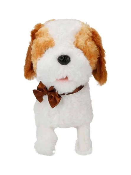 Sunman Tasmalı Kumandalı Yürüyen  Sesli Sevimli Köpek Latte Kahverengi FT-B023 S00002860 - 2