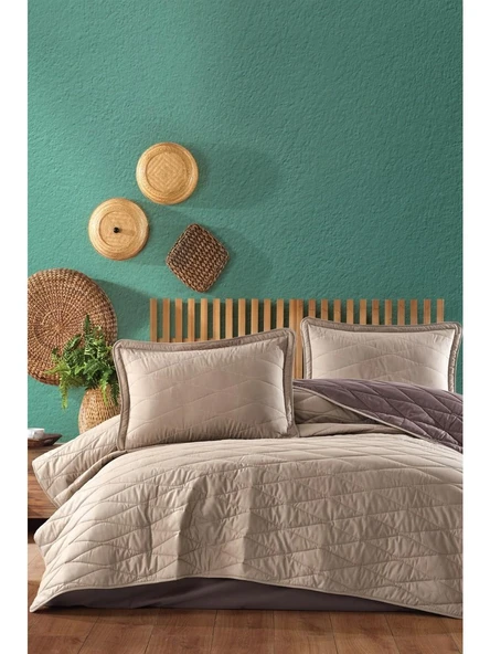 Clasy %100 Pamuk Çift Kişilik Yatak Örtüsü Seti Lorna 260 x 240