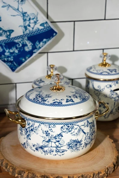 Miss Betty Blue Life Derin Tencere 20CM MİSS-8324-06