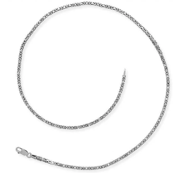 Süpertrend Gümüş Kral Zincir - 5 mm Köşeli - 4