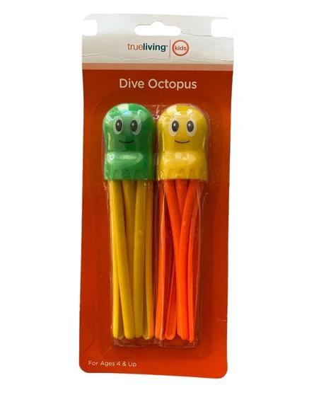 Sevimli Ahtapot Havuz Su Altı Oyunu Dalış Öğretici Havuz Deniz Oyuncağı - 2