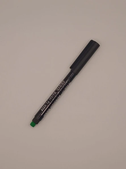 Fenlot KUTULU Siyah Asetat Permanent Cd Kalemi Medium Uçlu (12 ADET)) - 2