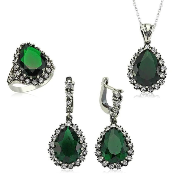 Kruvazör Gümüş Hürrem Sultan Bayan Set