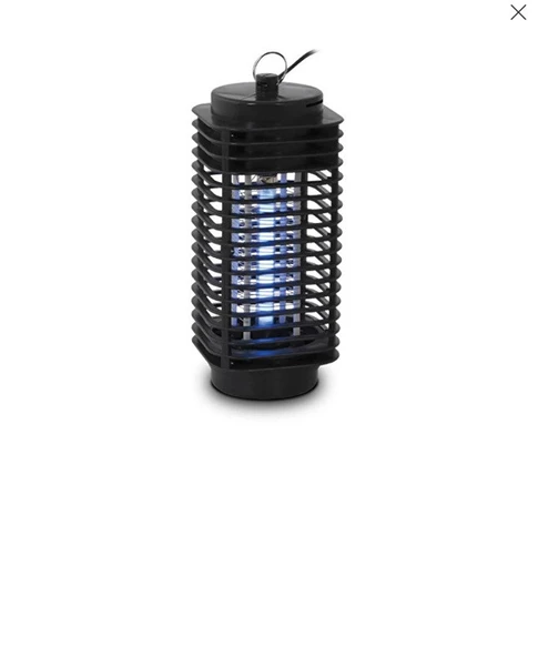 Aprilla AIK-9912 Fanus Model Elektrikli Sinek Öldürücü Uva Floresan Mor Işık 3W Metal Askı Halkası 11X11X24CM - 2