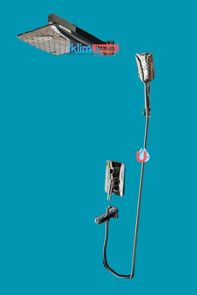 BKS Ankastre 2 (iki) Yollu Kare Duş Seti - 4