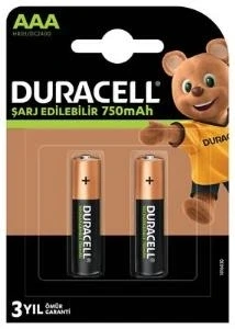 Nessiworld Şarj Edilebilir Pil 2'Li AAA 750 mAh ürün görseli 1