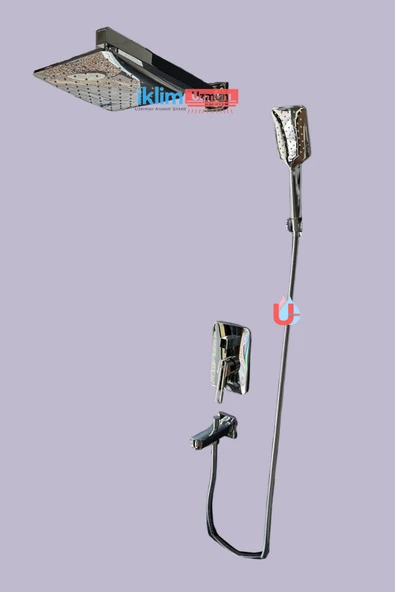 BKS Ankastre 2 (iki) Yollu Kare Duş Seti - 5