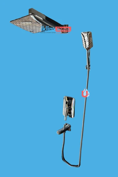 BKS Ankastre 2 (iki) Yollu Kare Duş Seti - 6