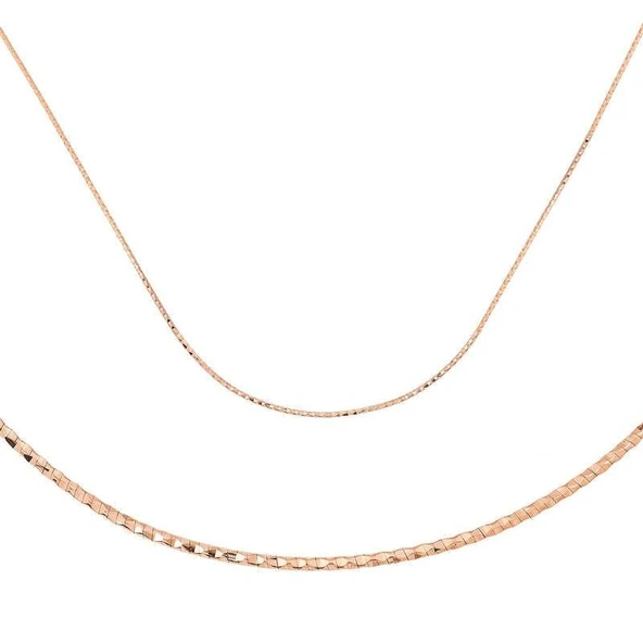Kruvazör Gümüş Omega Choker Zincir
