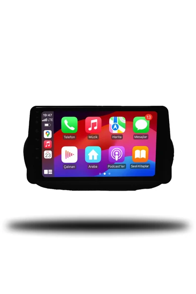 OSKODI Fiat Fiorino 2005-2022 Uyumlu Android Multimedya + CarPlay + 4GB RAM + 64GB Hafıza  Uyumlu - Resim 3