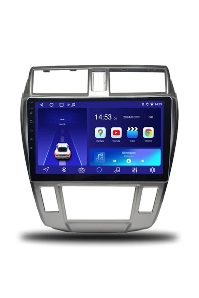 OSKODI Honda City 2009-2012 Dijital Klima Uyumlu Android Multimedya + CarPlay + 4GB RAM + 64GB Hafıza - 1
